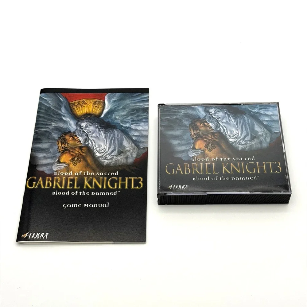 Gabriel Knight 3 PC Big Box Game Complete CIB Vintage 1999 Sierra W/ Comic Book